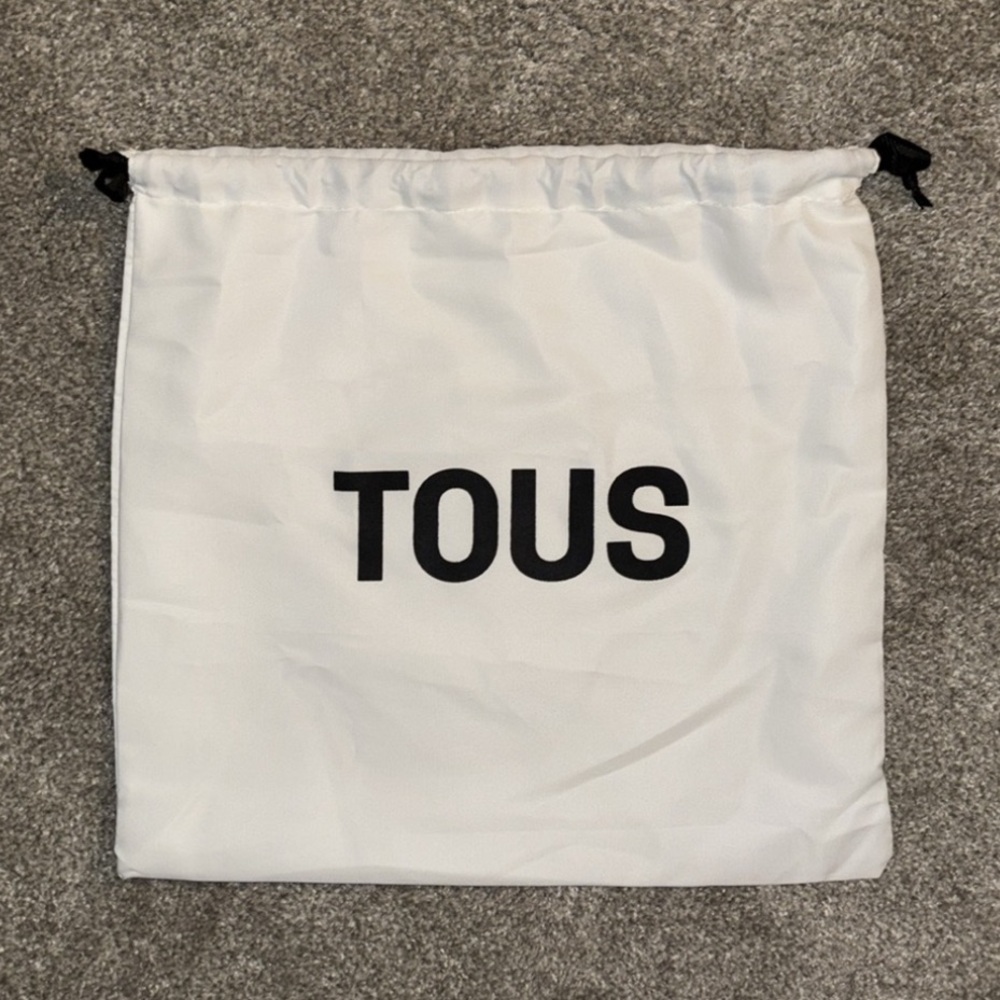 🐨 {PRICE FIRM} TOUS Lucia Dark Shoulder Bag ~ Grey - Picture 9 of 12